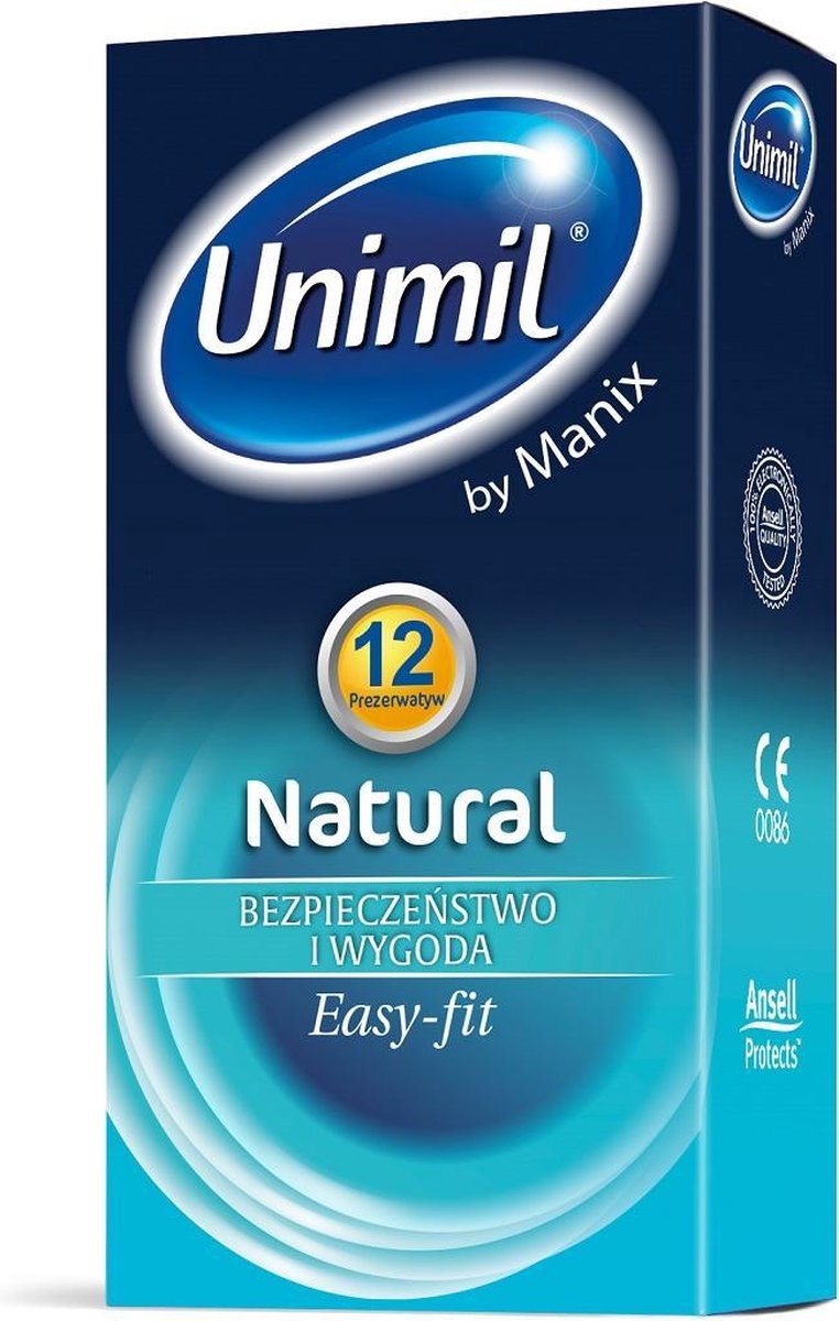 Natuurlijke latex condooms 12st