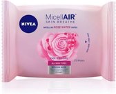 Nivea Micell-air Rose Water Toallitas Desmaquilladoras 20 Uds