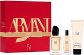 Armani - Si GIFTSET Eau de parfum Spray 50ml/Edp Spray 15ml/Body Lotion 75ml - Eau de parfum