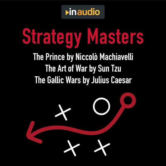 Strategy Masters: The Prince, The Art of War, The Gallic Wars. Audioboek met strategisch diagram.