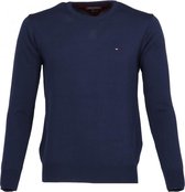 Tommy Hilfiger Pull Donkerblauw - Maat L