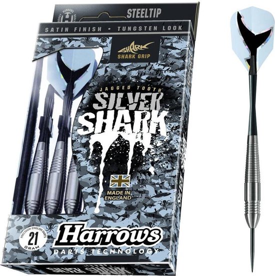 Thumbnail van een extra afbeelding van het spel Harrows Steeltip Silver Shark 21 GR