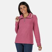 Dames Solenne Middelzware fleece met halve ritssluiting Outdoortrui Purper