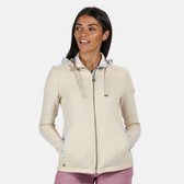 Dames Ramana Middelzware fleece met volledige ritssluiting en capuchon Outdoortrui Wit