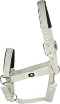 Horsegear Licol Lux Argent - extra Groot