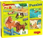 HABA 305237 puzzle Jeu de puzzle 18 pièce(s) Ferme