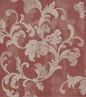 Rasch Florentine behang 455366 wijnrood