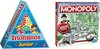Afbeelding van het spelletje Spellenbundel - Bordspellen - 2 Stuks - Triominos Junior & Monopoly Classic