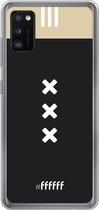 Samsung Galaxy A41 Hoesje Transparant TPU Case - AFC Ajax Uitshirt 2018-2019 #ffffff