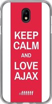 Samsung Galaxy J7 (2017) Hoesje Transparant TPU Case - AFC Ajax Keep Calm #ffffff