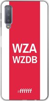 Samsung Galaxy A7 (2018) Hoesje Transparant TPU Case - AFC Ajax - WZAWZDB #ffffff