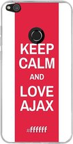 Huawei P8 Lite (2017) Hoesje Transparant TPU Case - AFC Ajax Keep Calm #ffffff