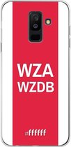 Samsung Galaxy A6 Plus (2018) Hoesje Transparant TPU Case - AFC Ajax - WZAWZDB #ffffff