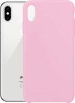 siliconen hoesje geschikt voor apple iphone xs max - roze