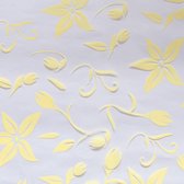 Yellow Flowers - Bath Bomb Wrap 40cm - (200 vellen)