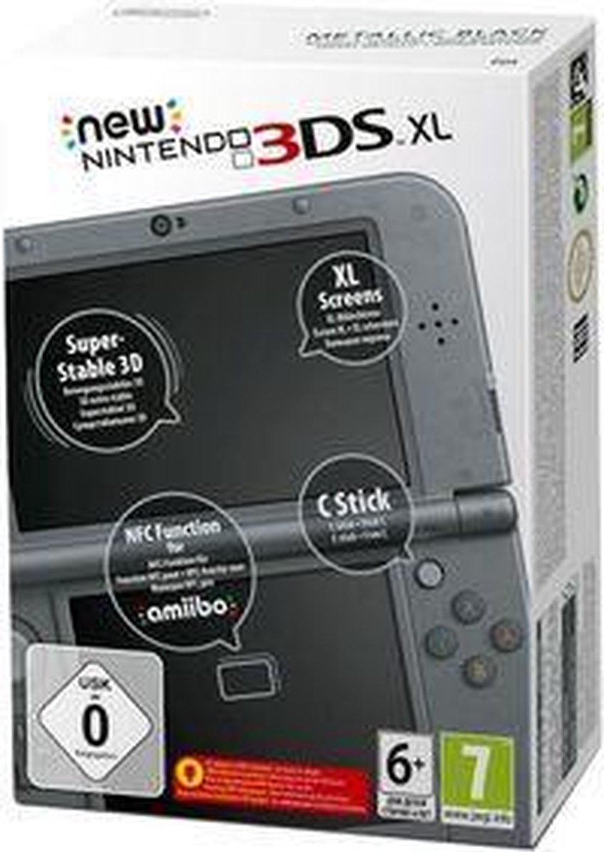 Compliment mengsel kalligrafie NEW Nintendo 3DS XL - Metallic Black | bol.com