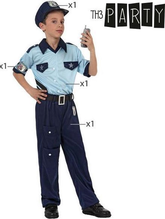 Bereid eeuw Storen Politie agent pak voor kinderen - Verkleedkleding - 110/116" | bol.com