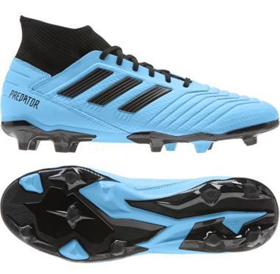 adidas Predator 19.3 FG voetbalschoenen heren blauw zwart bol