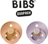 Bibs fopspeen - maat 2 6-18 maanden - 2 stuks - peach - dusty lilac