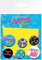 Retro Chic: Child of the 80s Badge Pack