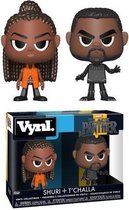 Black Panther pack 2 figurines Vynl. Shuri + T'Challa 10 cm