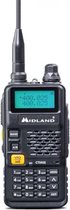 Midland CT590 S twee-weg radio 128 kanalen VHF 114 - 146/ UHF 430 - 440 Zwart