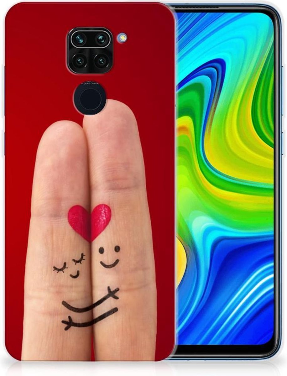 Xiaomi Redmi Note9 Silicone Back Cover Liefde - Origineel Romantisch Cadeau