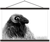 Sweet Living Poster - Zwartwitte Ram - 0 X 0 Cm - Zwart En Wit