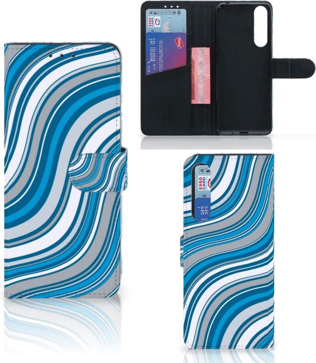 Sony Xperia 1 II Telefoon Hoesje Waves Blue