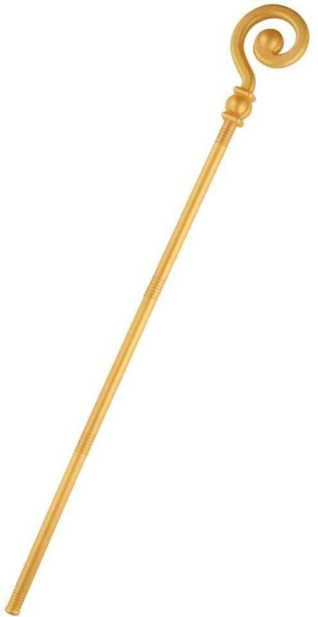 Smiffys - Extendable Crozier Staff Kostuum Accessoire - Goudkleurig