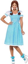 Smiffy's - Wizard Of Oz Kostuum - Kansas Country Girl Boerenmeid - Vrouw - Blauw - Small - Bierfeest - Verkleedkleding