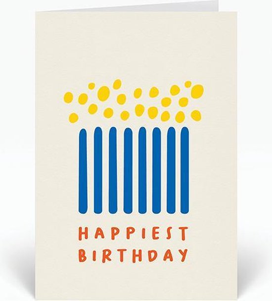 Carte postale - Joyeux anniversaire - Usine graphique - 2 parties - A5 |  bol.com