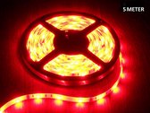 LED Strip Rood - 5 Meter - 60 LEDS Per Meter - Waterdicht