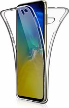 Samsung Galaxy S10e TPU 360° graden TPU siliconen 2 in 1 hoesje