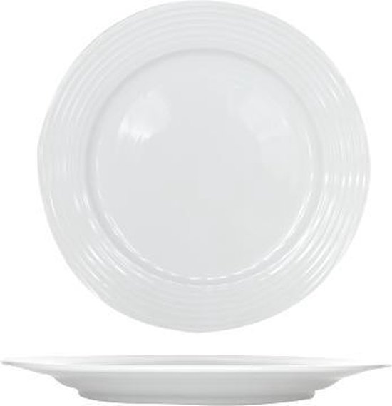 LINEA WHITE PLATE D30.5CM