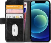 Mobilize - iPhone 12 mini Hoesje - Elite Gelly Wallet Book Case Zwart