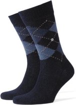Burlington Preston one-size Zacht En Warm sokken heren blauw - Maat 46-50