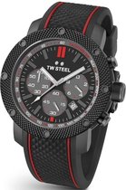 TW Steel TS6 Grandeur Tech Special Edition Mick Doohan - Horloge -  Leer - 48 mm - Zwart