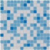 1,04m² - Mozaiek Tegels - Amsterdam Vierkant Licht Blauw Mix 2x2