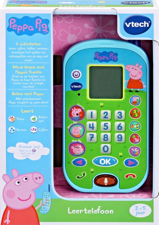 VTech Peppa Pig Leertelefoon Educatief Babyspeelgoed