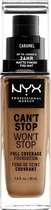NYX Professional Makeup - Can't Stop Won't Stop Foundation - Caramel