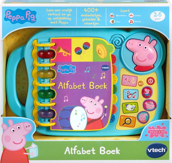 VTech Peppa Pig Alfabet Boek Kinderen - Educatief Babyspeelgoed - 2 tot 5 Jaar