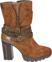 Mustang dames boot - Cognac - Maat 37