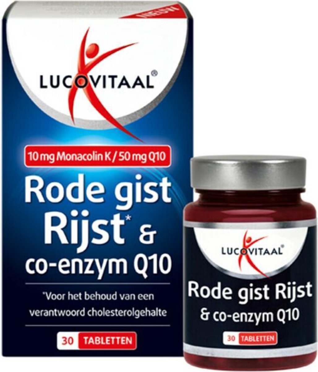 Lucovitaal Gist Rijst & co-enzym Q10 tabletten | bol.com