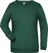 James And Nicholson Dames/dames Basic Sweatshirt (Donkergroen)