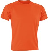 Spiro Volwassenen Unisex Impact Aircool Tee (Oranje)