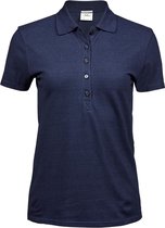 Tee Jays Polo à manches courtes extensible de Luxe pour femme (Denim)