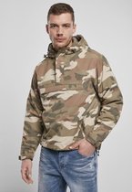 Urban Classics Windbreaker jacket -L- Fleece Groen/Bruin