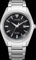 Citizen Super Titanium Horloge - Citizen heren horloge - Zwart - diameter 42 mm - Titanium