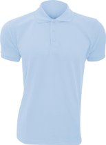 SOLS Heren Prime Pique Poloshirt met korte mouwen (Hemelsblauw)